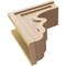 Ekena Millwork 9"W x 18"D x 18"H Classic Highland Rough Cedar Woodgrain TimberThane Corbel, Primed Tan CORUR09X18X18HLDRCPR - alternate 6